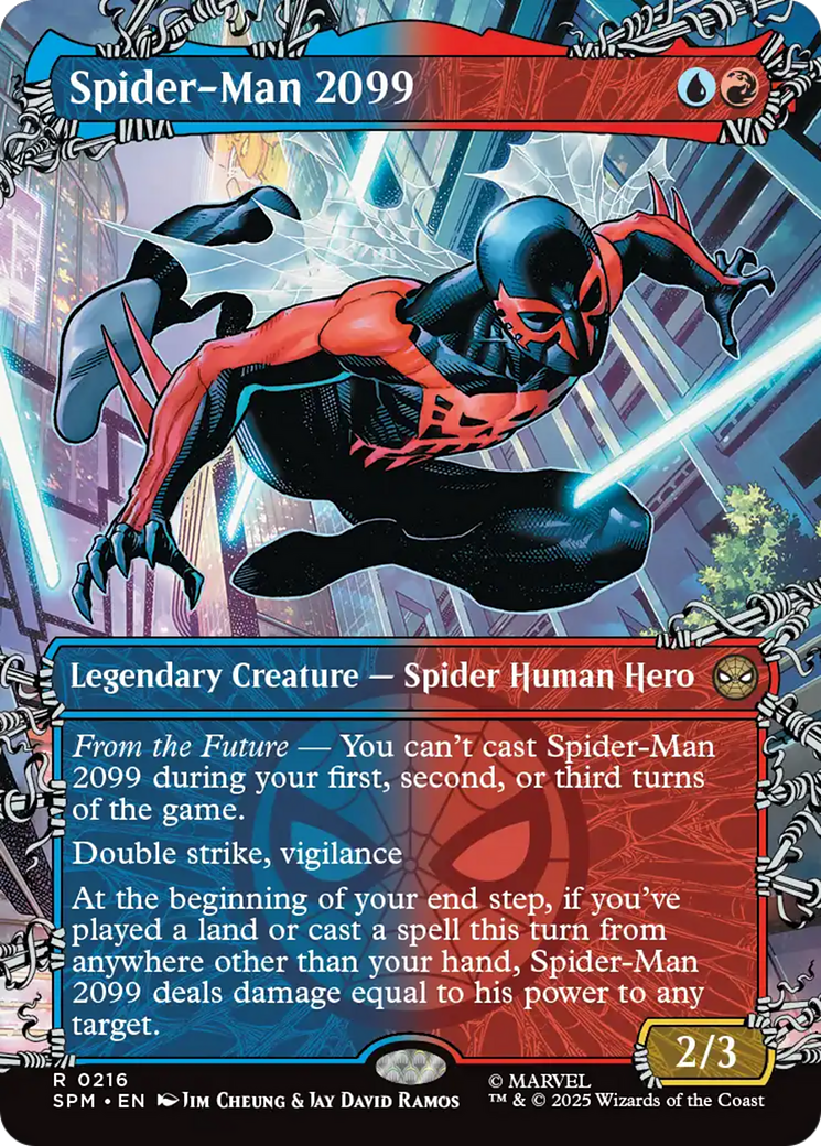 Spider-Man 2099 (0216) (Borderless) [Marvel's Spider-Man] | Magic Magpie