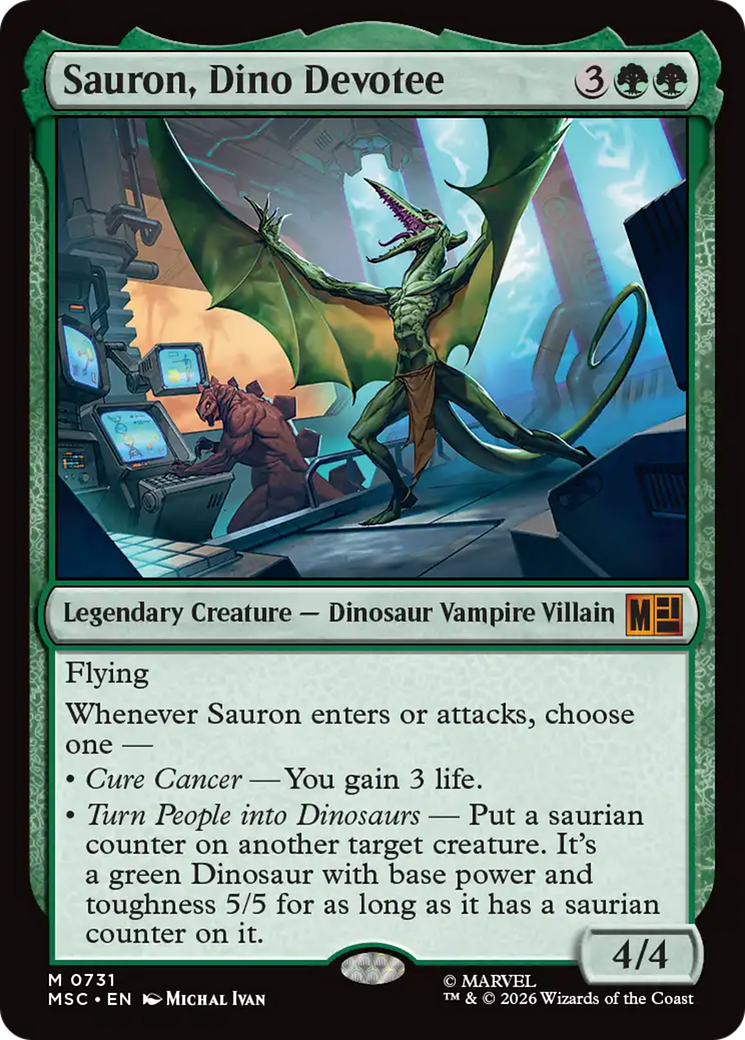 Sauron, Dino Devoteee [Marvel Super Heroes Commander] | Magic Magpie