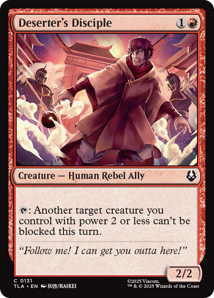 Deserter's Disciple [Avatar: The Last Airbender] | Magic Magpie