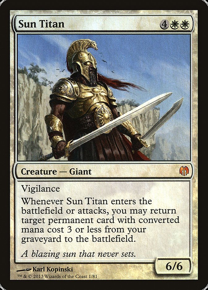 Sun Titan [Duel Decks: Heroes vs. Monsters] | Magic Magpie