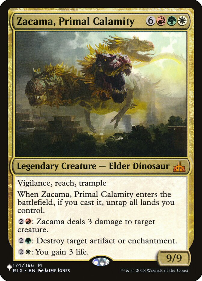 Zacama, Primal Calamity [The List] | Magic Magpie