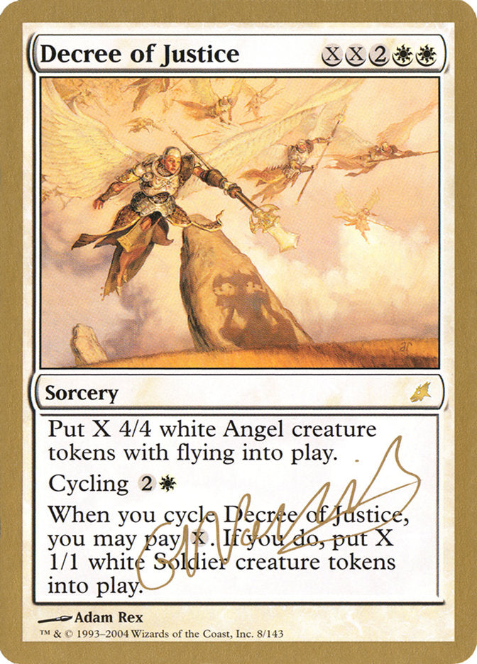 Decree of Justice (Gabriel Nassif) [World Championship Decks 2004] | Magic Magpie