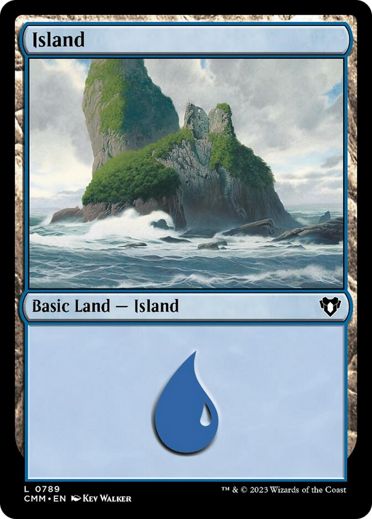 Island (789) [Commander Masters] | Magic Magpie