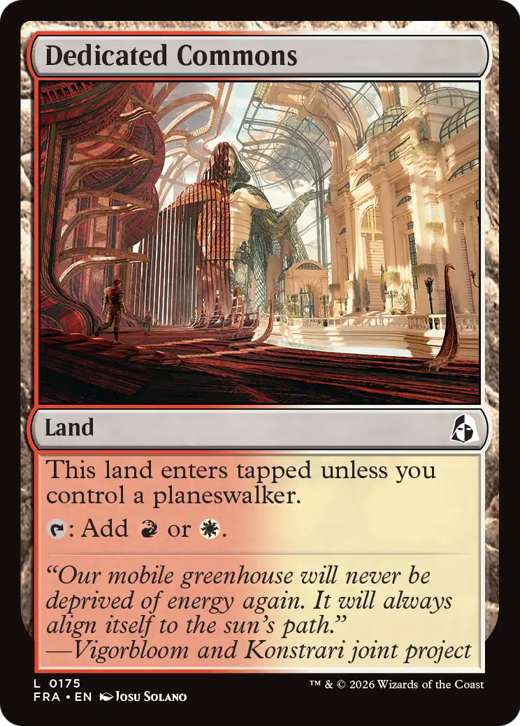 Dedicated Commons [Reality Fracture] | Magic Magpie