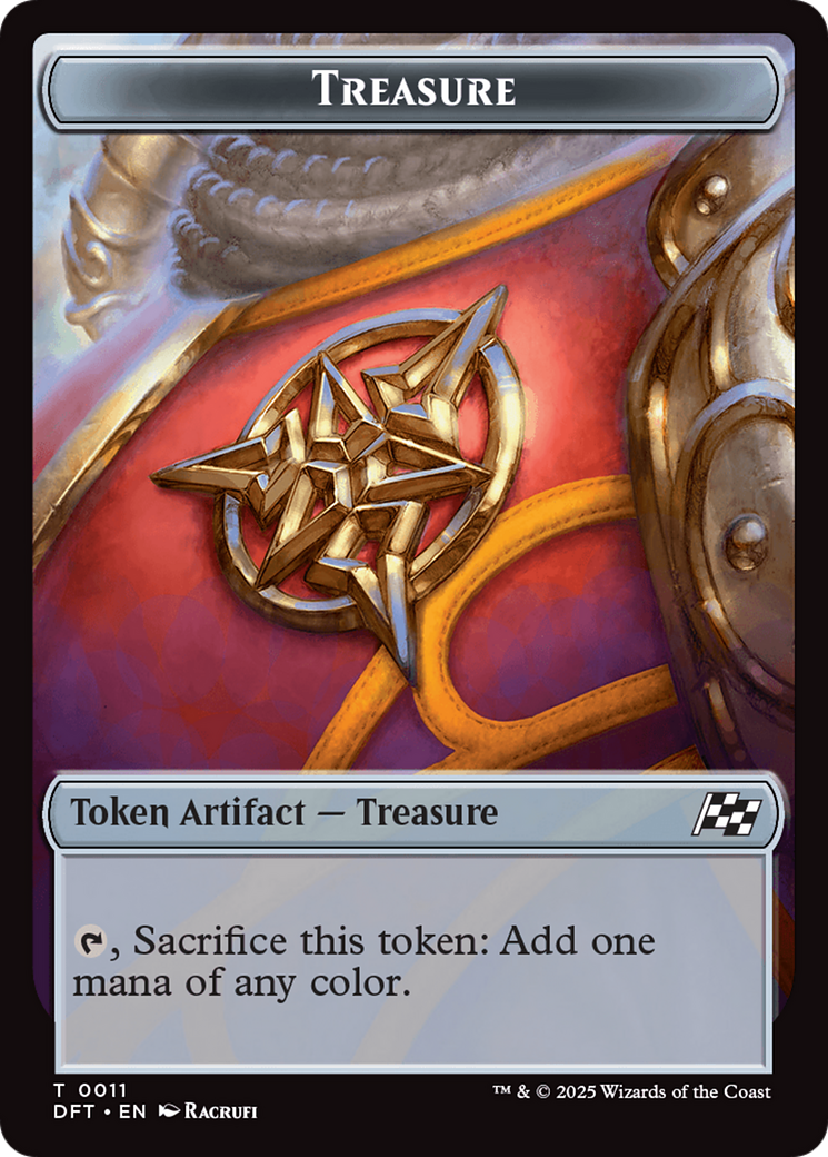 Nalaar Aetherjet // Treasure Double-Sided Token [Aetherdrift Tokens] | Magic Magpie