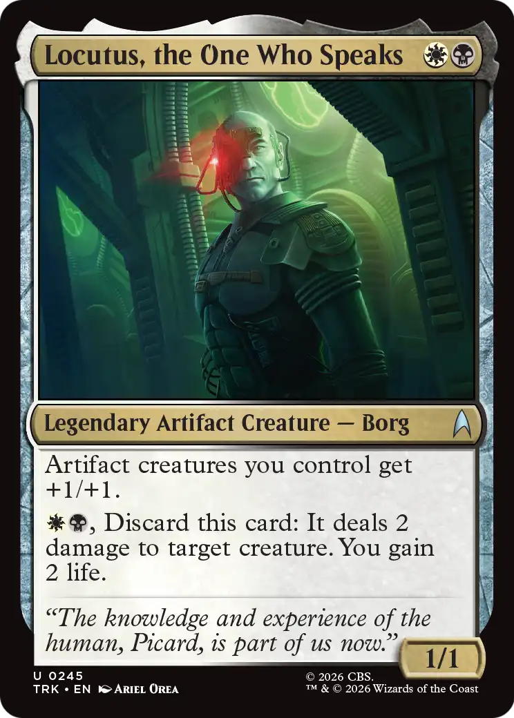 Locutus, the One Who Speaks [Star Trek] | Magic Magpie