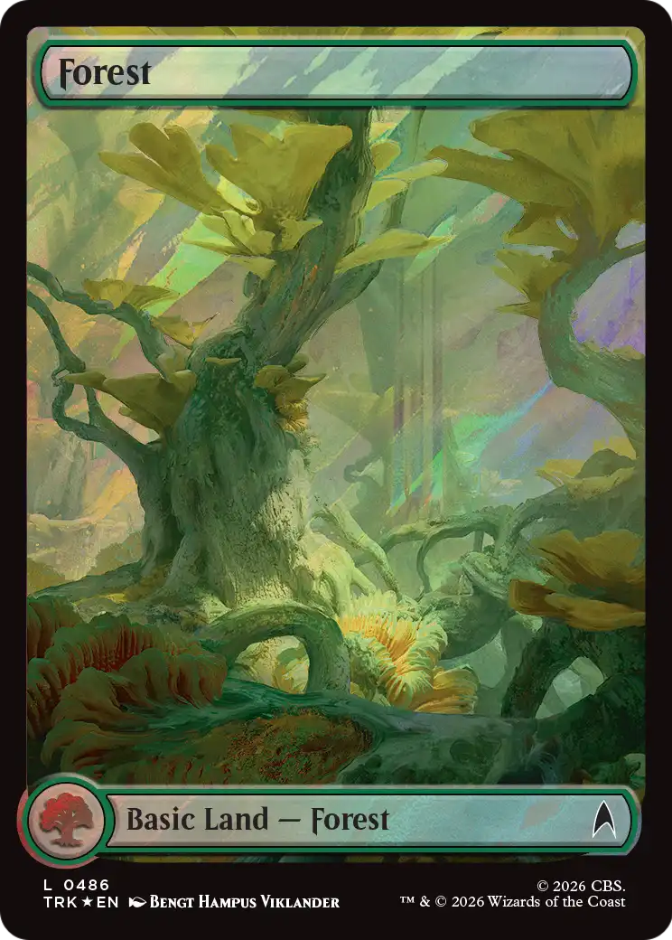 Forest (0486) (Surge Foil) [Star Trek] | Magic Magpie