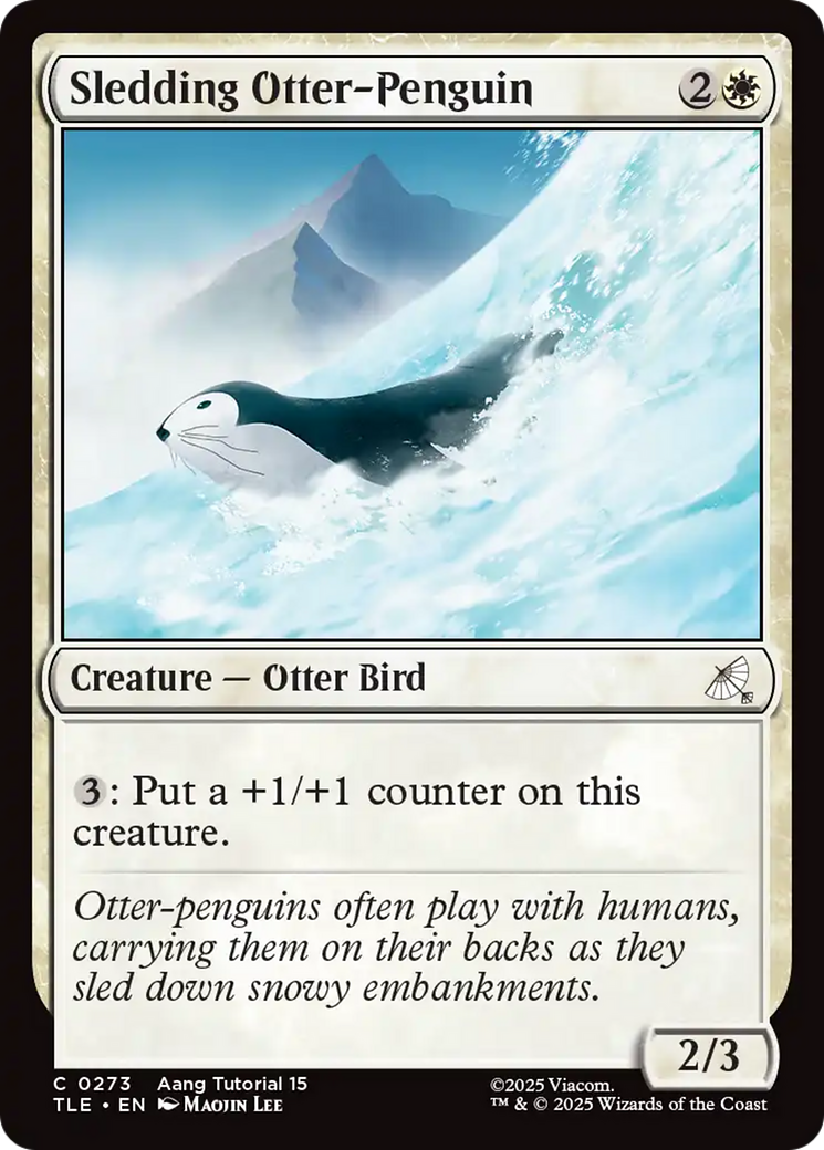 Sledding Otter-Penguin (0273) [Avatar: The Last Airbender: Eternal-Legal] | Magic Magpie