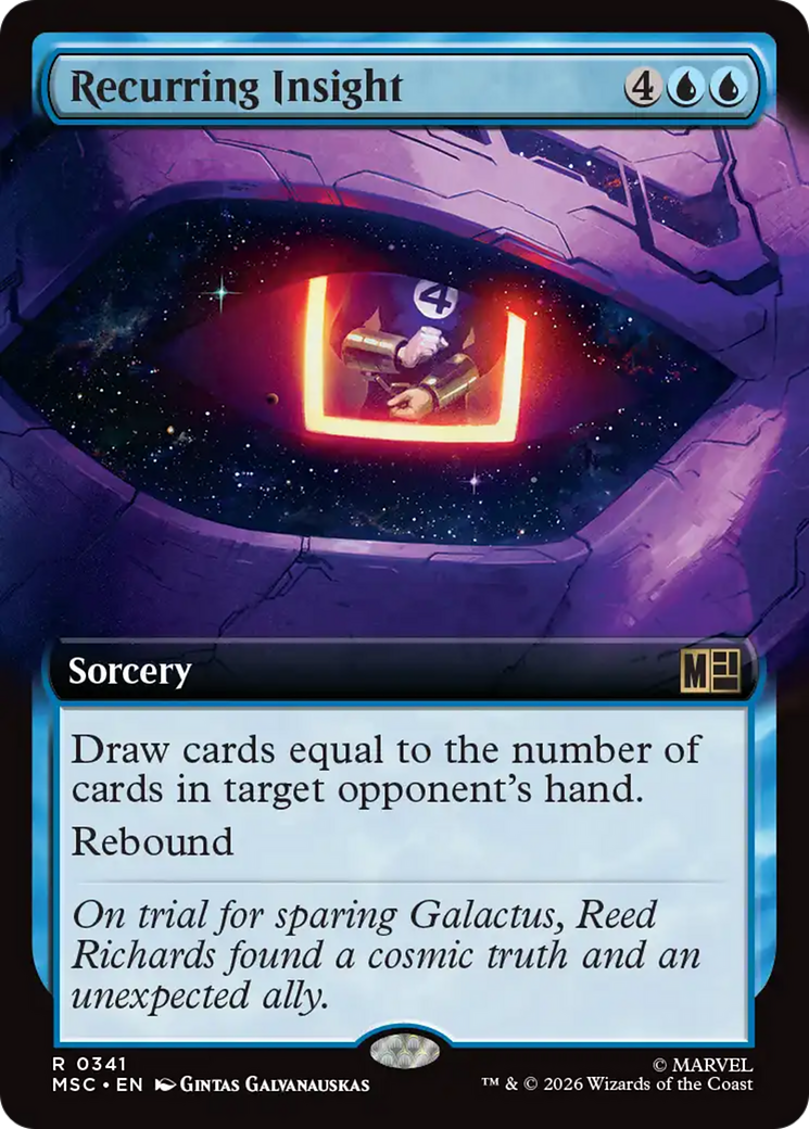 Recurring Insight (Extended Art) [Marvel Super Heroes Commander] | Magic Magpie