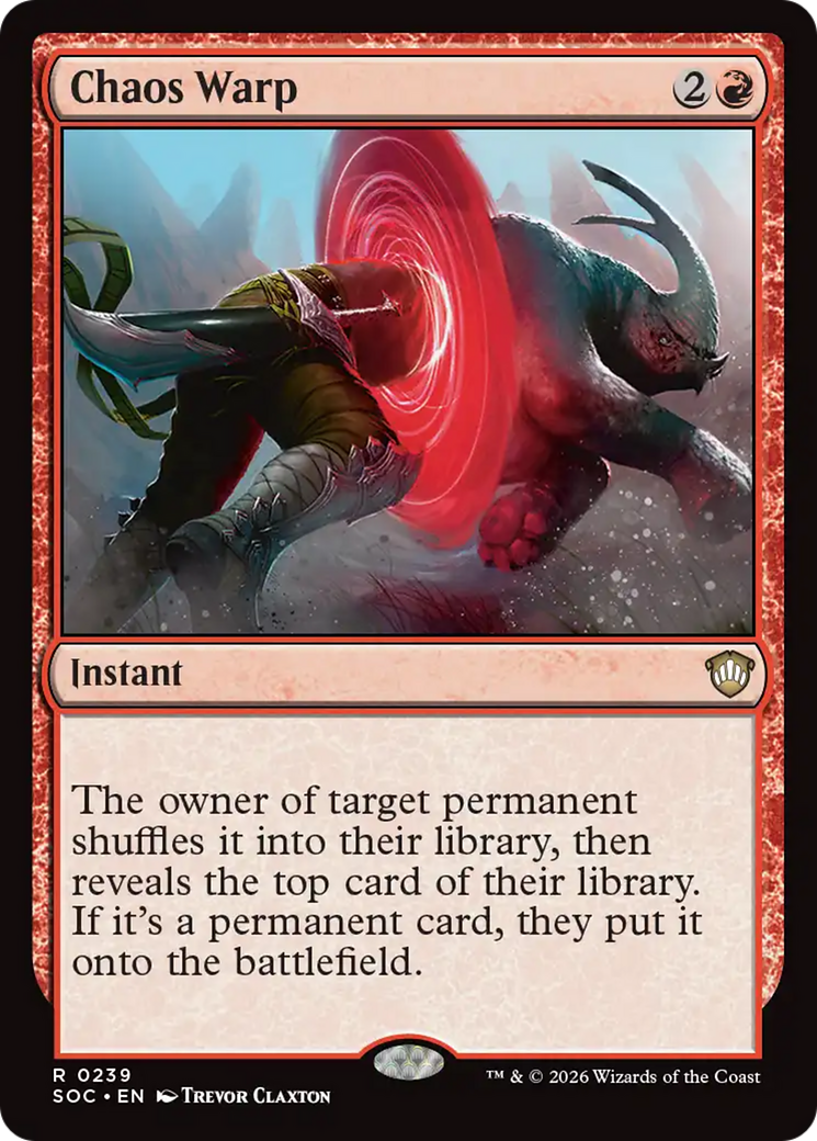 Chaos Warp [Secrets of Strixhaven Commander] | Magic Magpie
