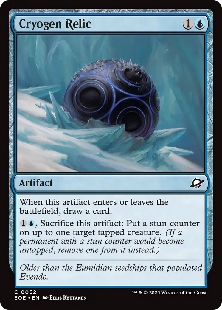Cryogen Relic [Edge of Eternities] | Magic Magpie