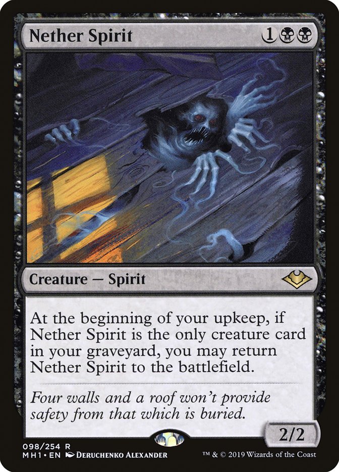 Nether Spirit [Modern Horizons] | Magic Magpie