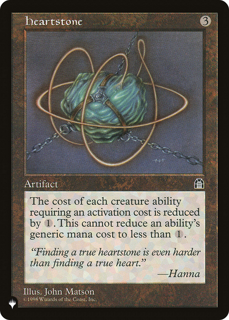 Heartstone [The List] | Magic Magpie