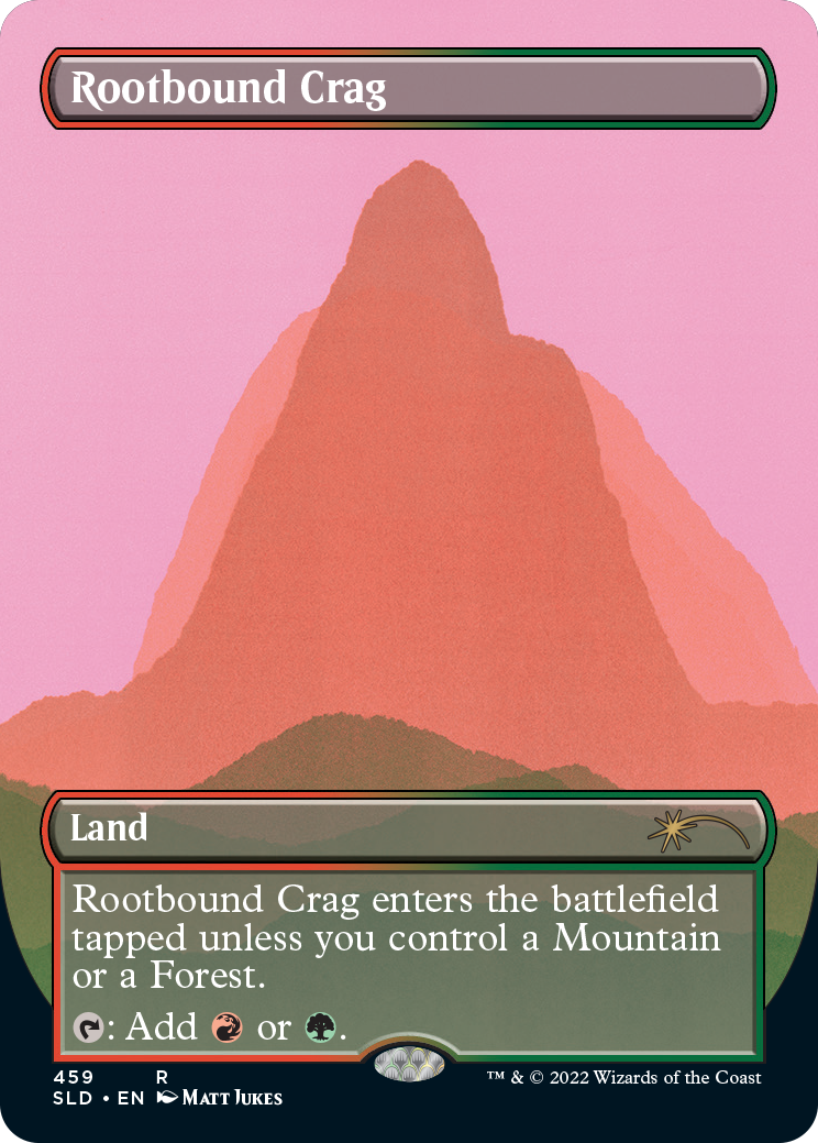 Rootbound Crag (Borderless) [Secret Lair Drop Series] | Magic Magpie