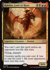 Rakdos, Lord of Riots [Duskmourn: House of Horror Commander] | Magic Magpie