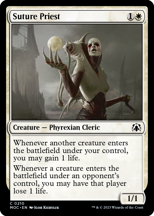 Suture Priest [March of the Machine Commander] | Magic Magpie