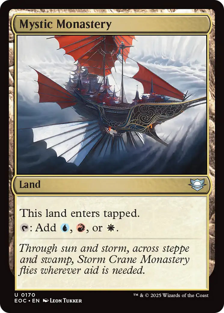 Mystic Monastery [Edge of Eternities Commander] | Magic Magpie