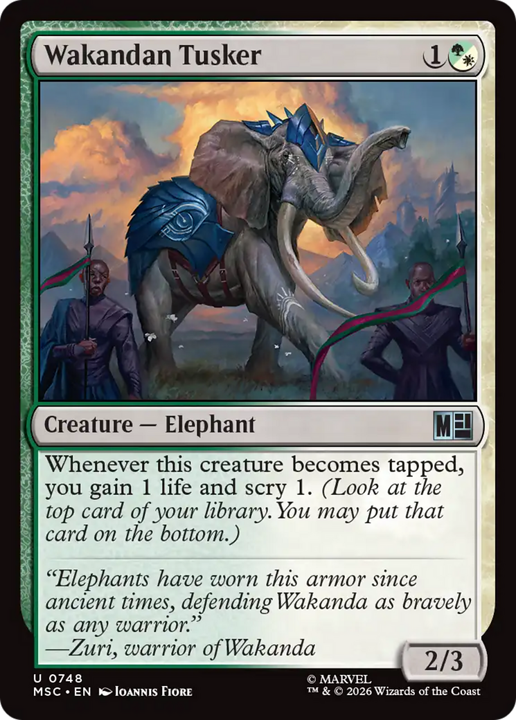 Wakandan Tusker [Marvel Super Heroes Commander] | Magic Magpie