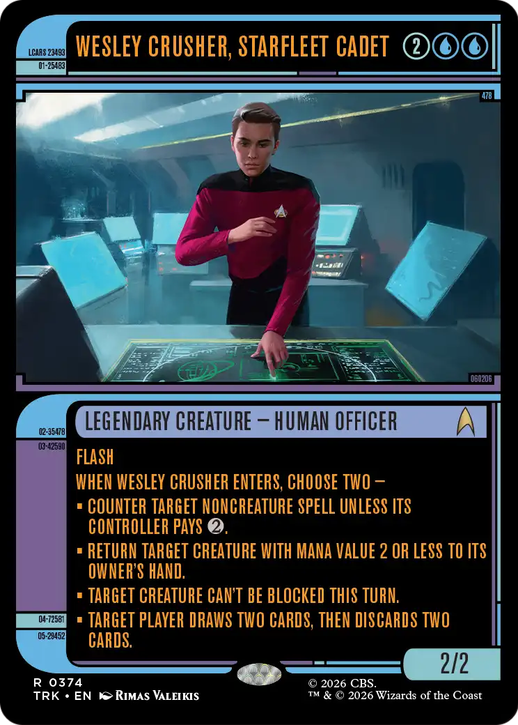 Wesley Crusher, Starfleet Cadet (Showcase) [Star Trek] | Magic Magpie