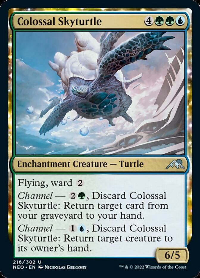 Colossal Skyturtle [Kamigawa: Neon Dynasty] | Magic Magpie