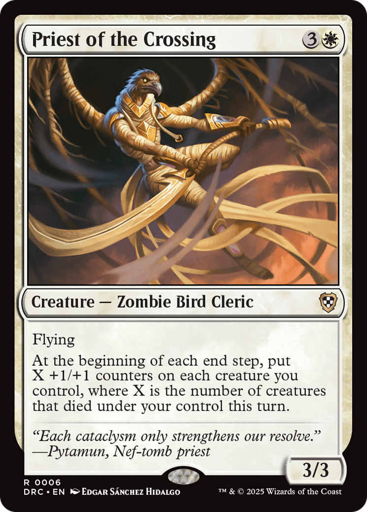 Priest of the Crossing [Aetherdrift Commander] | Magic Magpie