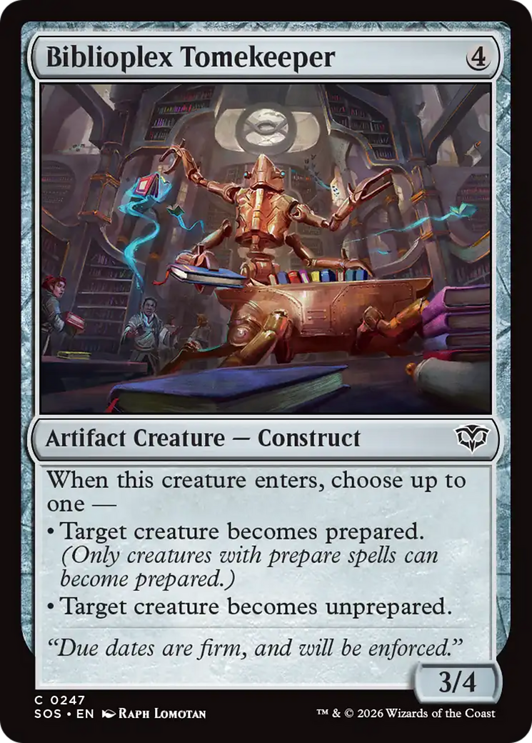 Biblioplex Tomekeeper [Secrets of Strixhaven] | Magic Magpie