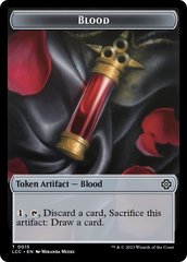 Blood // Vampire (0004) Double-Sided Token [The Lost Caverns of Ixalan Commander Tokens] | Magic Magpie