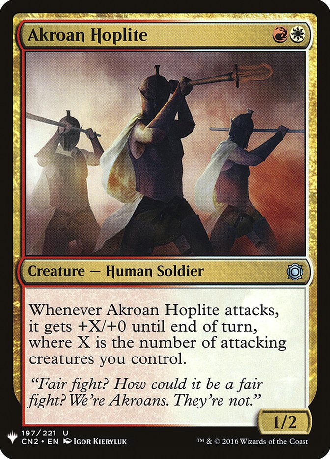 Akroan Hoplite [Mystery Booster] | Magic Magpie