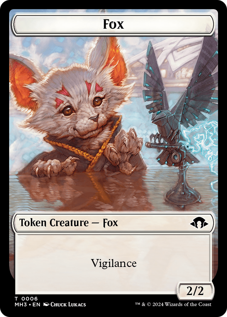 Phyrexian Germ // Fox Double-Sided Token [Modern Horizons 3 Tokens] | Magic Magpie