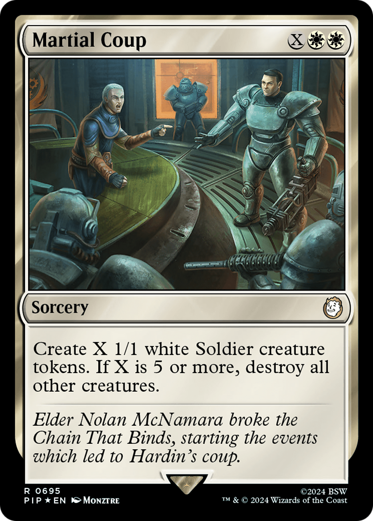 Martial Coup (Surge Foil) [Fallout] | Magic Magpie