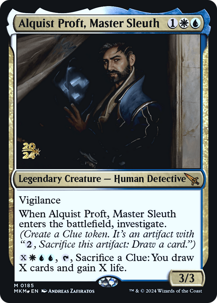 Alquist Proft, Master Sleuth [Murders at Karlov Manor Prerelease Promos] | Magic Magpie