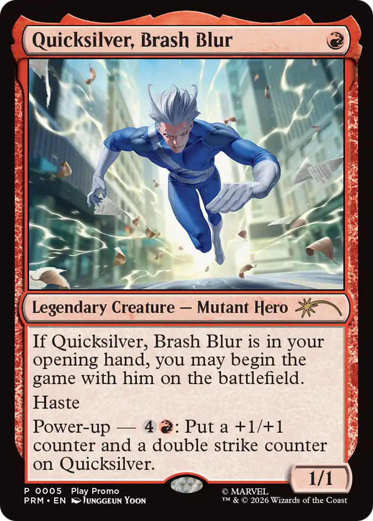 Quicksilver, Brash Blur [Standard Showdown Promos] | Magic Magpie