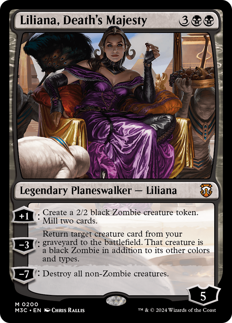 Liliana, Death's Majesty (Ripple Foil) [Modern Horizons 3 Commander] | Magic Magpie