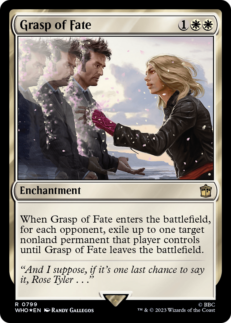 Grasp of Fate (Surge Foil) [Doctor Who] | Magic Magpie