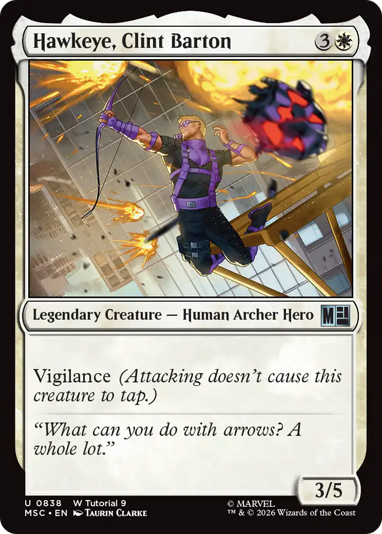Hawkeye, Clint Barton (0838) [Marvel Super Heroes Commander] | Magic Magpie