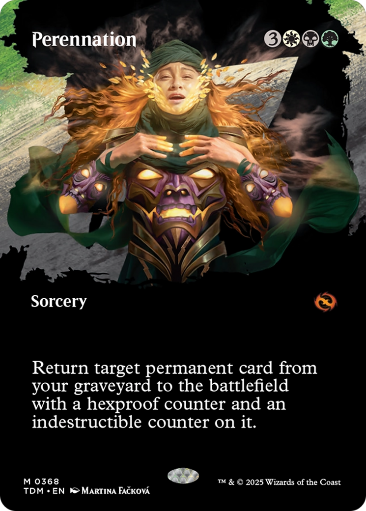 Perennation (Borderless) [Tarkir: Dragonstorm] | Magic Magpie