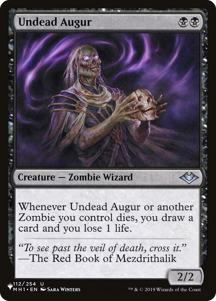 Undead Augur [The List Reprints] | Magic Magpie