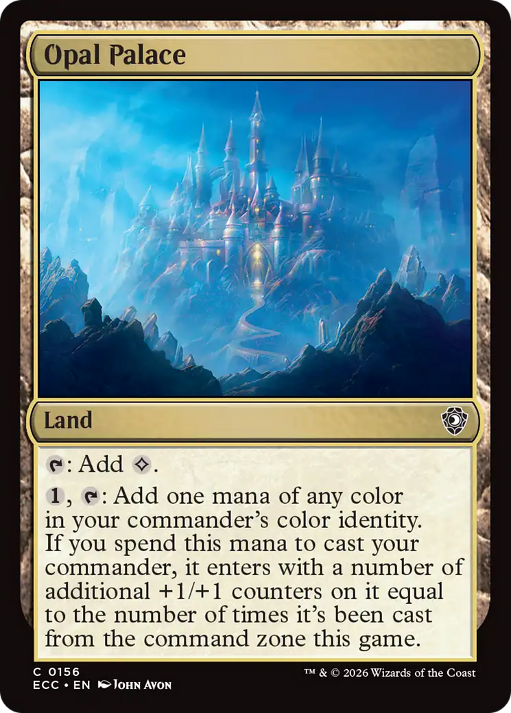 Opal Palace [Lorwyn Eclipsed Commander] | Magic Magpie