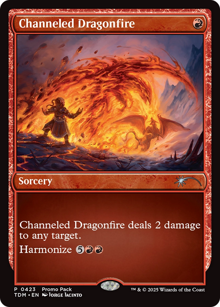 Channeled Dragonfire [Tarkir: Dragonstorm] | Magic Magpie