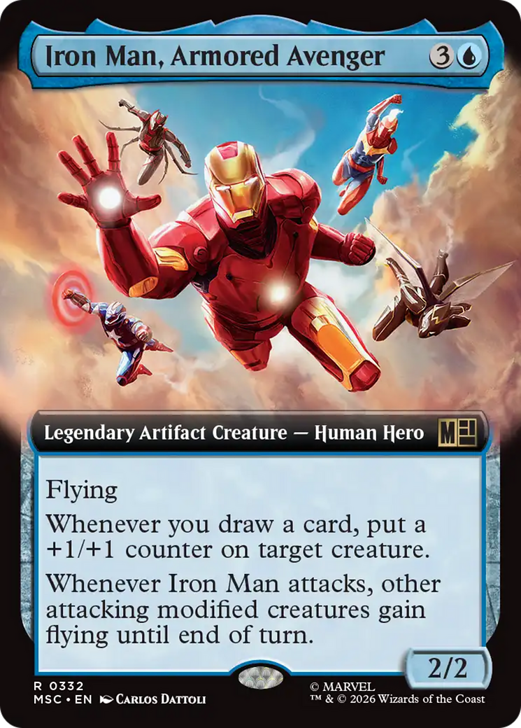 Iron Man, Armored Avenger (Extended Art) [Marvel Super Heroes Commander] | Magic Magpie