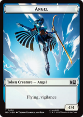 Angel (020) // Vibranium (031) Double-Sided Token (Surge Foil) [Marvel Super Heroes Commander Tokens] | Magic Magpie