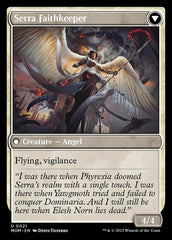 Invasion of Dominaria // Serra Faithkeeper [March of the Machine] | Magic Magpie