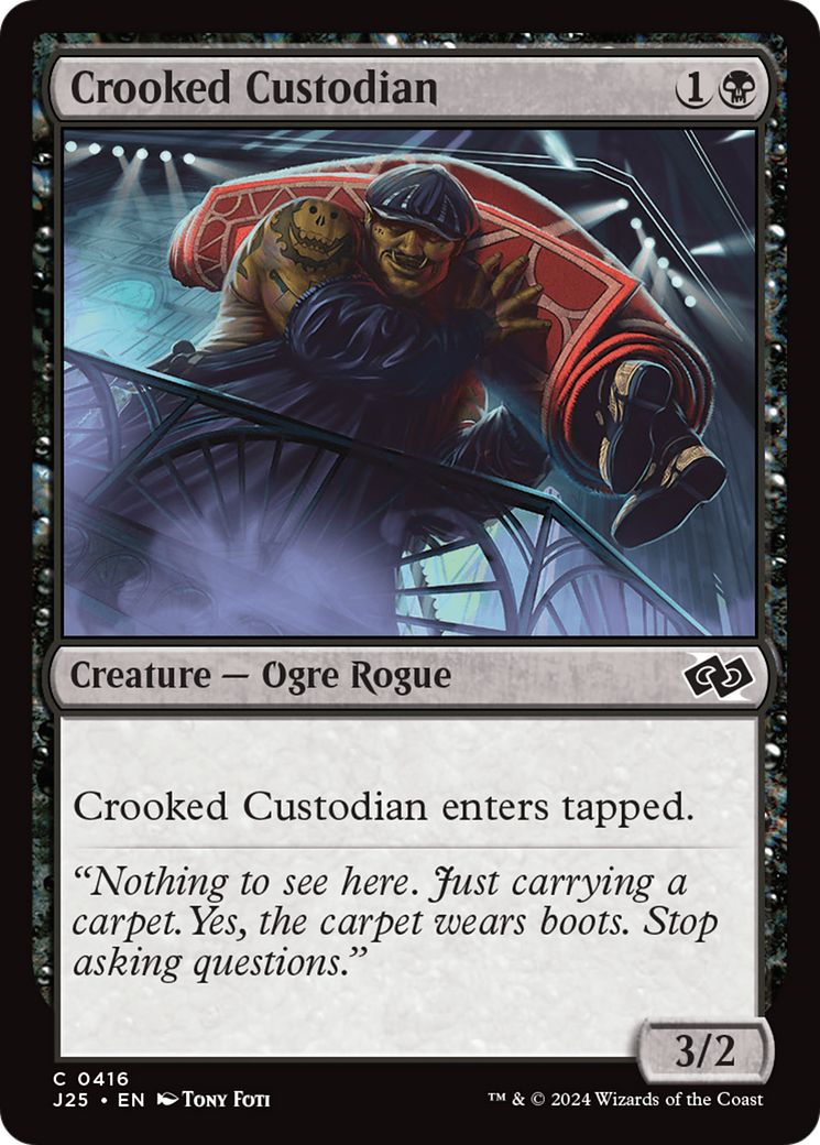 Crooked Custodian [Foundations Jumpstart] | Magic Magpie