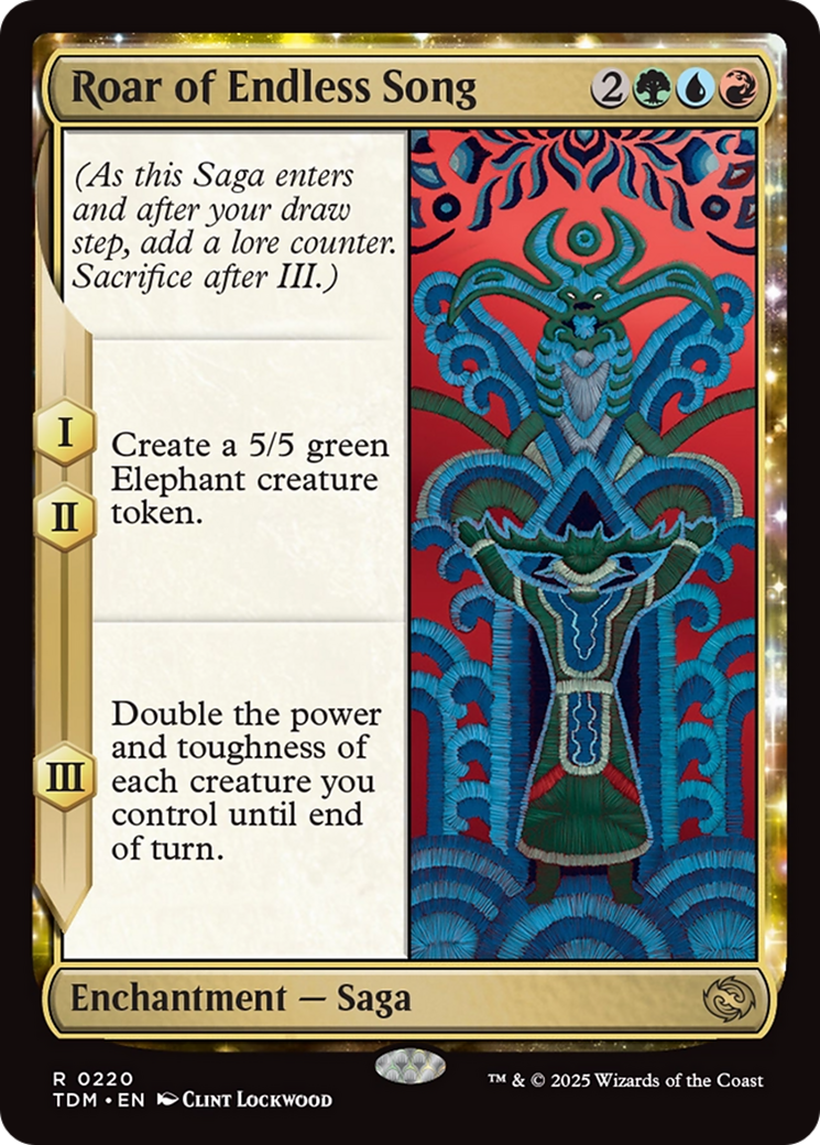 Roar of Endless Song [Tarkir: Dragonstorm] | Magic Magpie