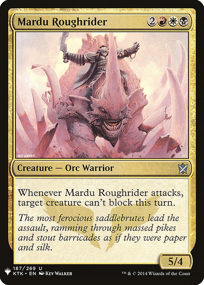 Mardu Roughrider [Mystery Booster] | Magic Magpie