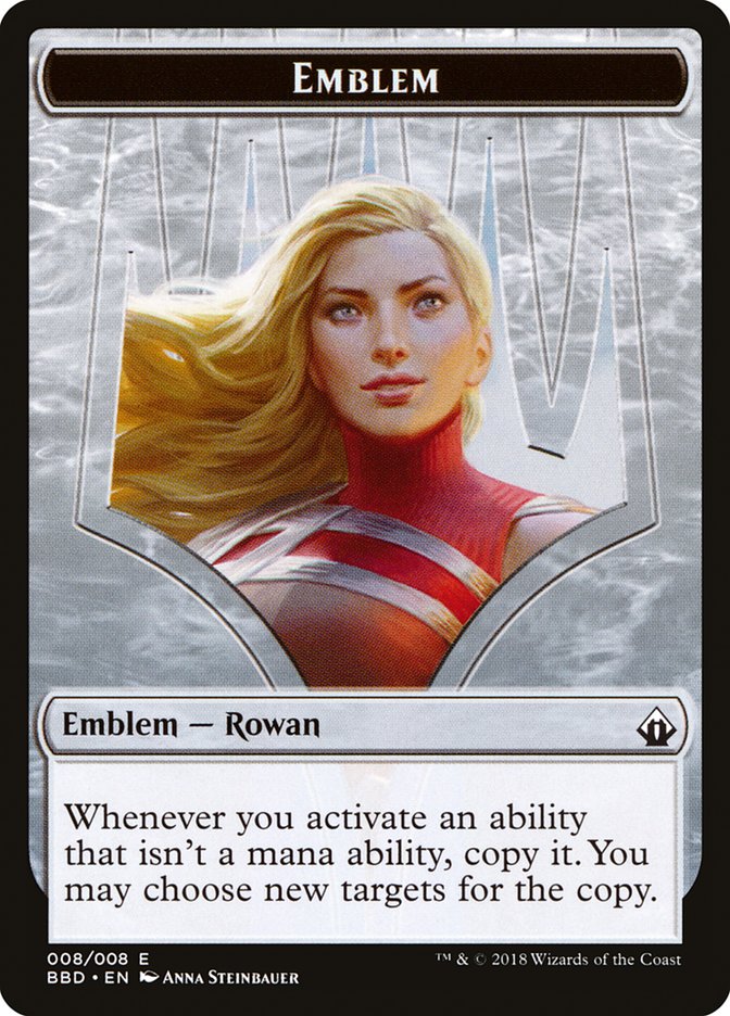 Rowan Kenrith Emblem [Battlebond Tokens] | Magic Magpie