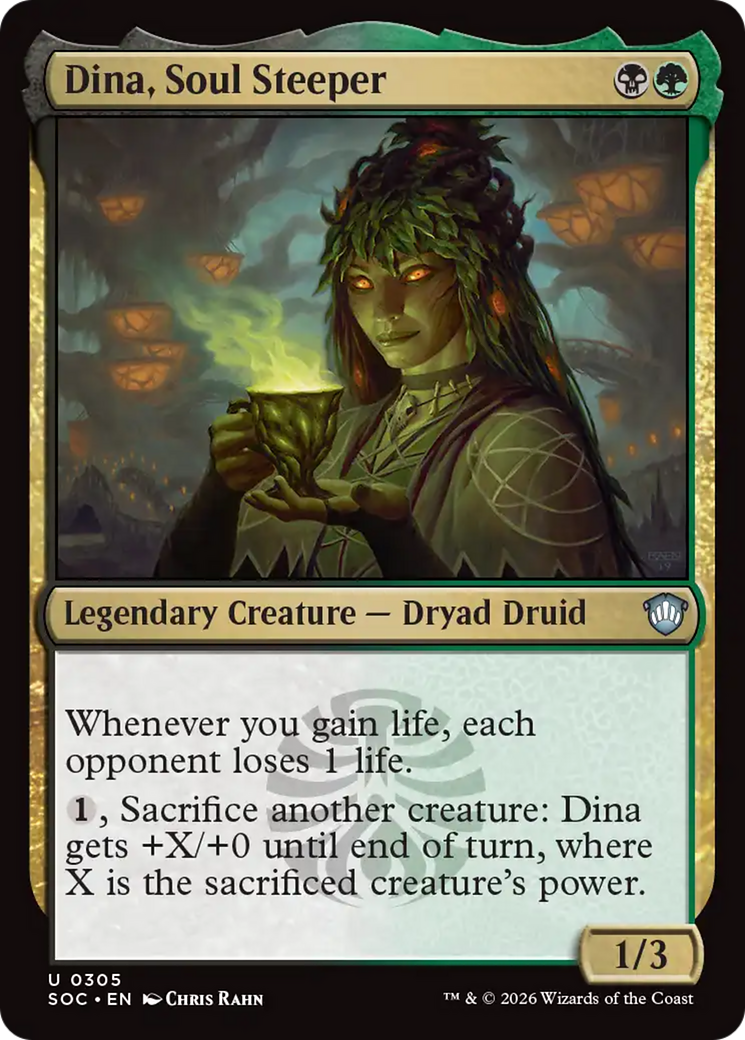 Dina, Soul Steeper [Secrets of Strixhaven Commander] | Magic Magpie