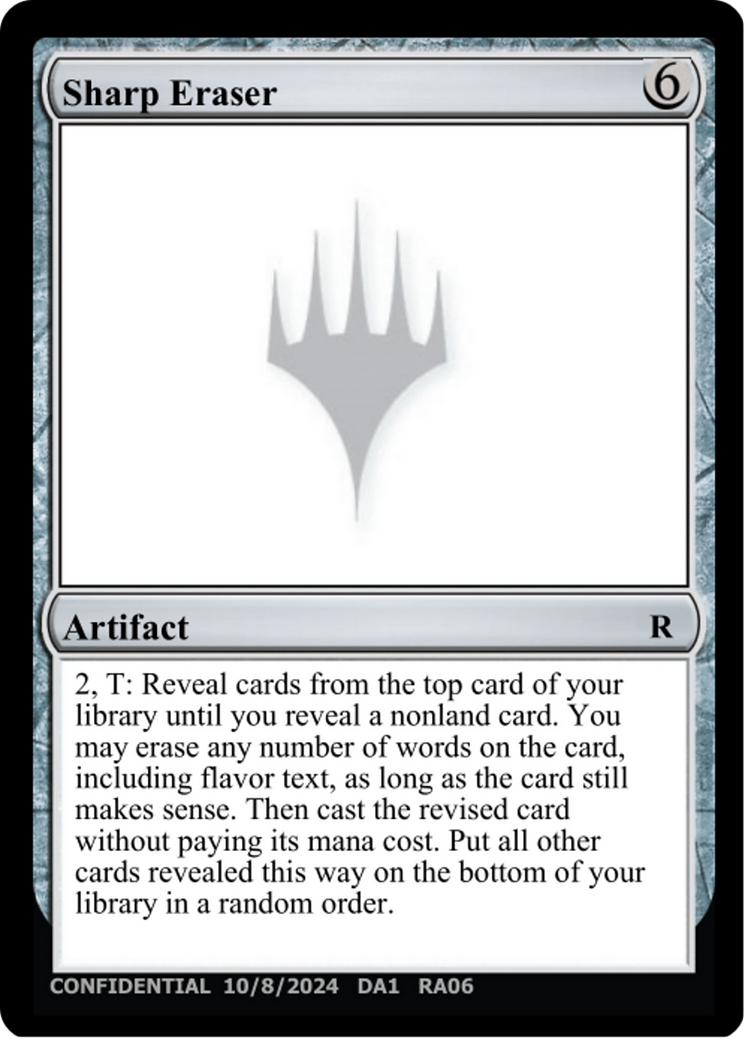 Sharp Eraser [Unknown Event] | Magic Magpie