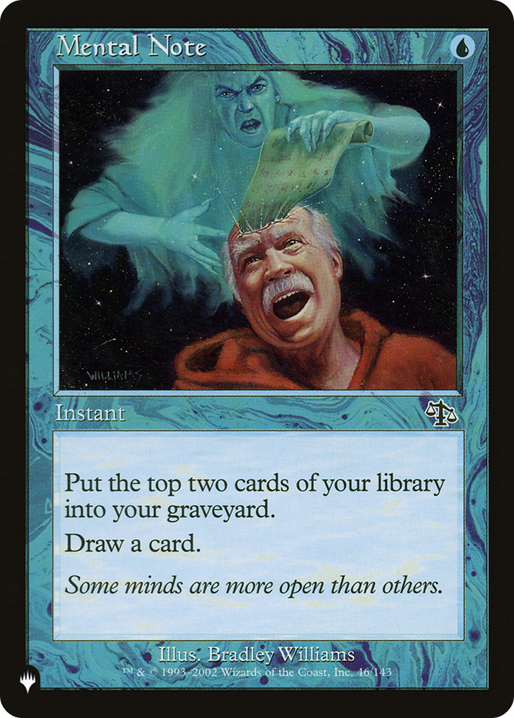 Mental Note [The List Reprints] | Magic Magpie