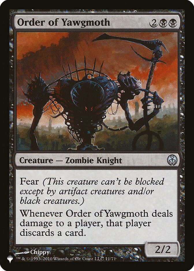 Order of Yawgmoth [The List] | Magic Magpie